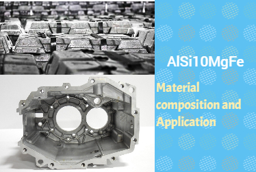 AlSi10Mg(Fe) material composition and application