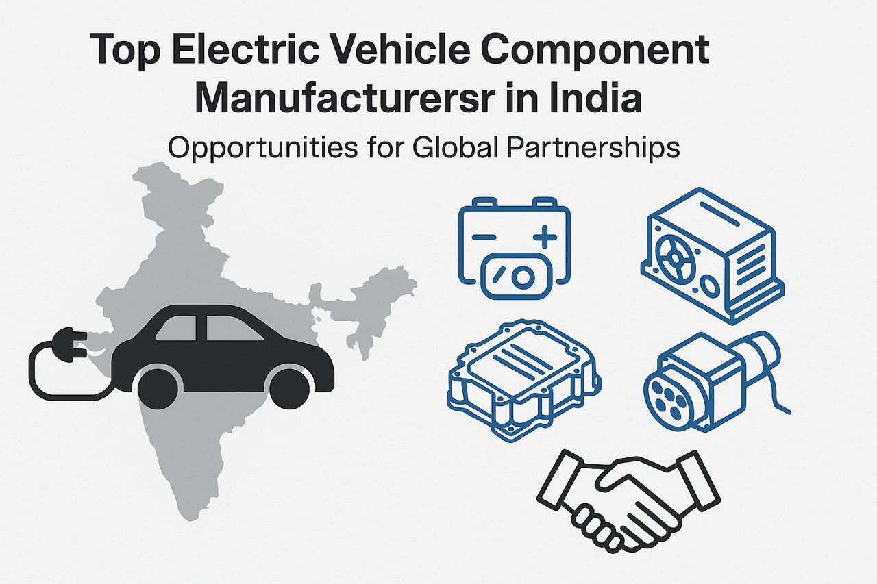 Top Electric Vehicle Component Manufacturers in India: Opportunities for Global Partnerships